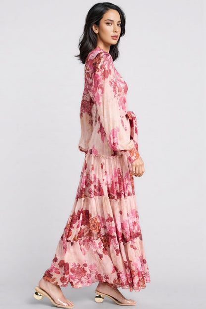 Hermione Mid Sleeve Maxi Dress