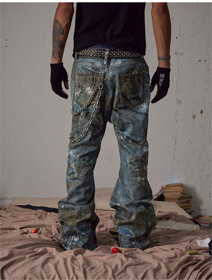 Micro Flared Straight Pants
