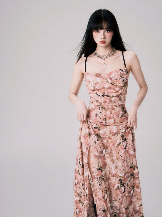 Luluswings Cowl Neck Maxi Dress - Romantic Evening Gown