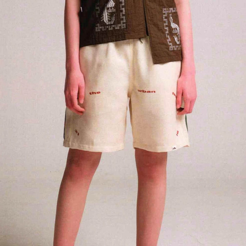 Urban Forest Text Shorts