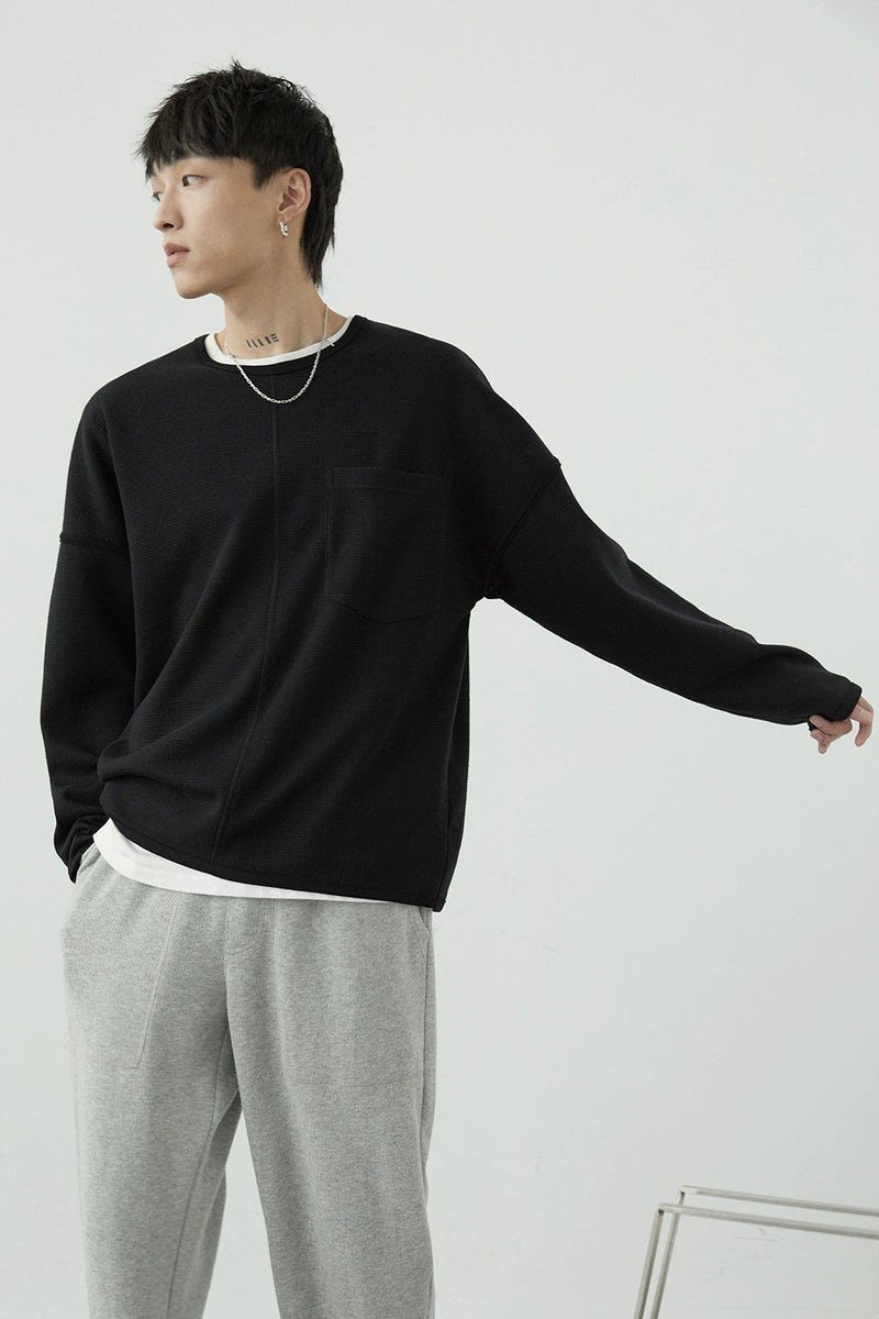 Drawstring Wide-leg Athletic Pants