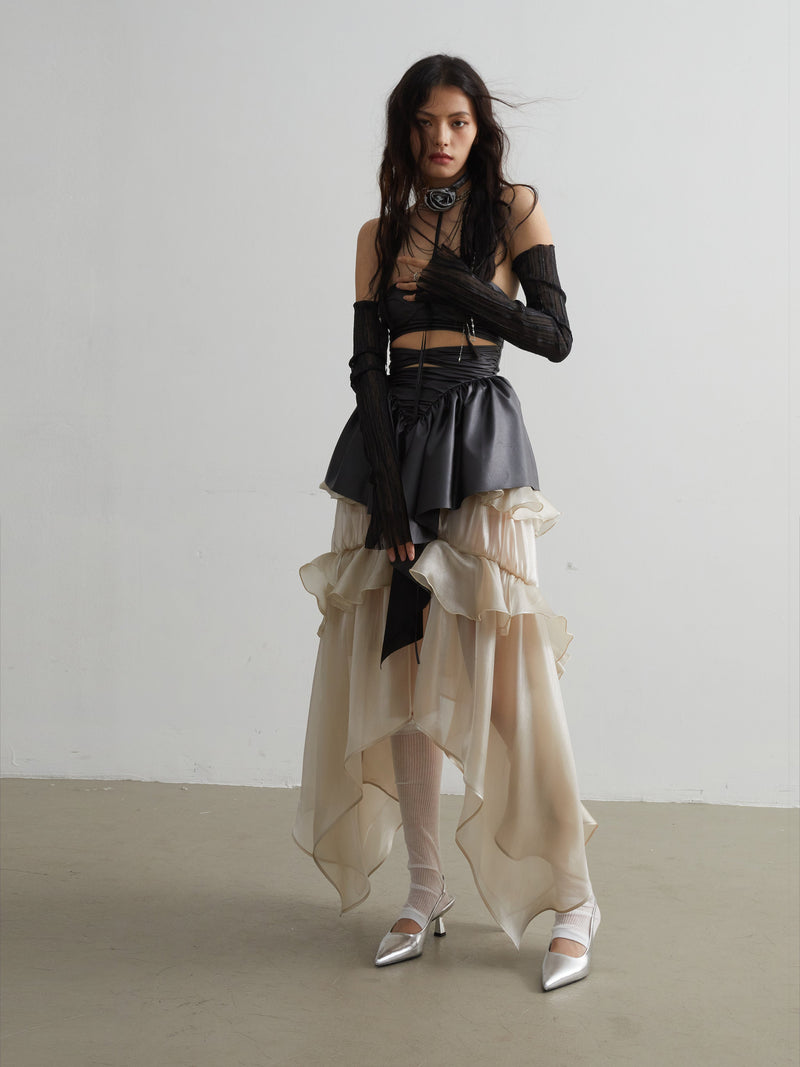 Goldfish Ruffle Skirt