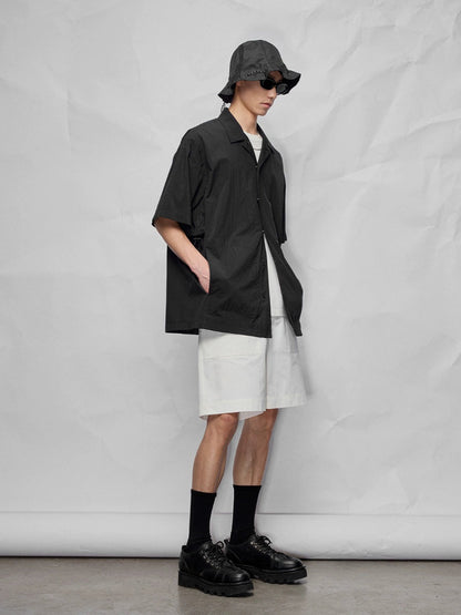 Wide Relaxed Straight-cut Cropped/mid-length Pants