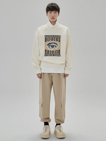Draping Drawstring Cargo Pants