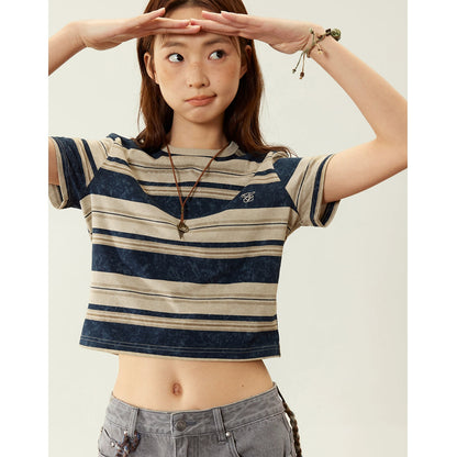 Octopusme Retro Striped T-shirt