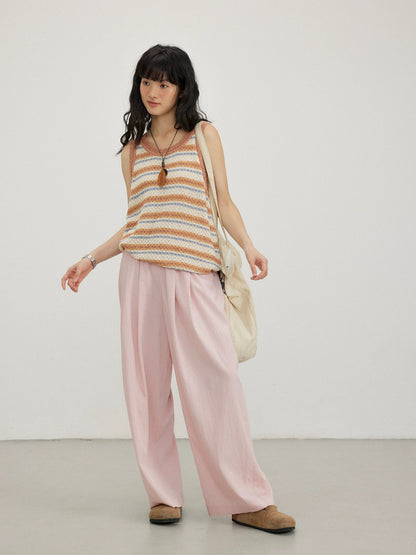 Octopusme Relaxed Fit Wide-leg Pants