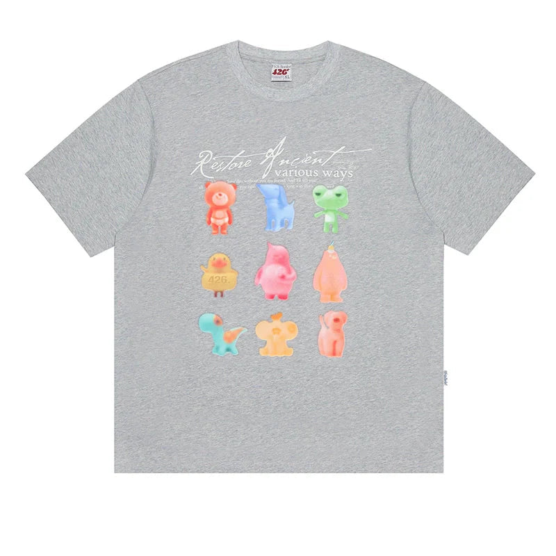 Gummies Print Summer T-shirt