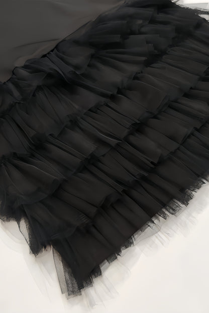 Lami Black Sleeveless Mini Dress
