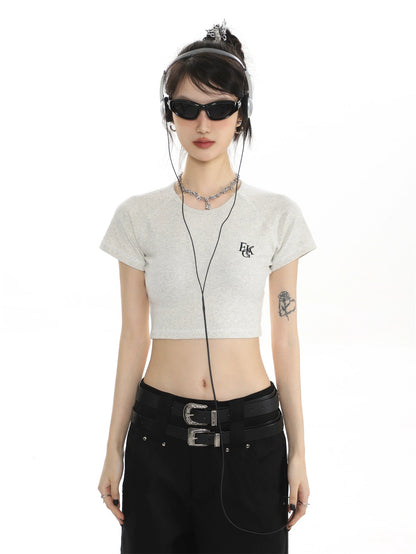 Embroidered Short Sleeve T-shirt