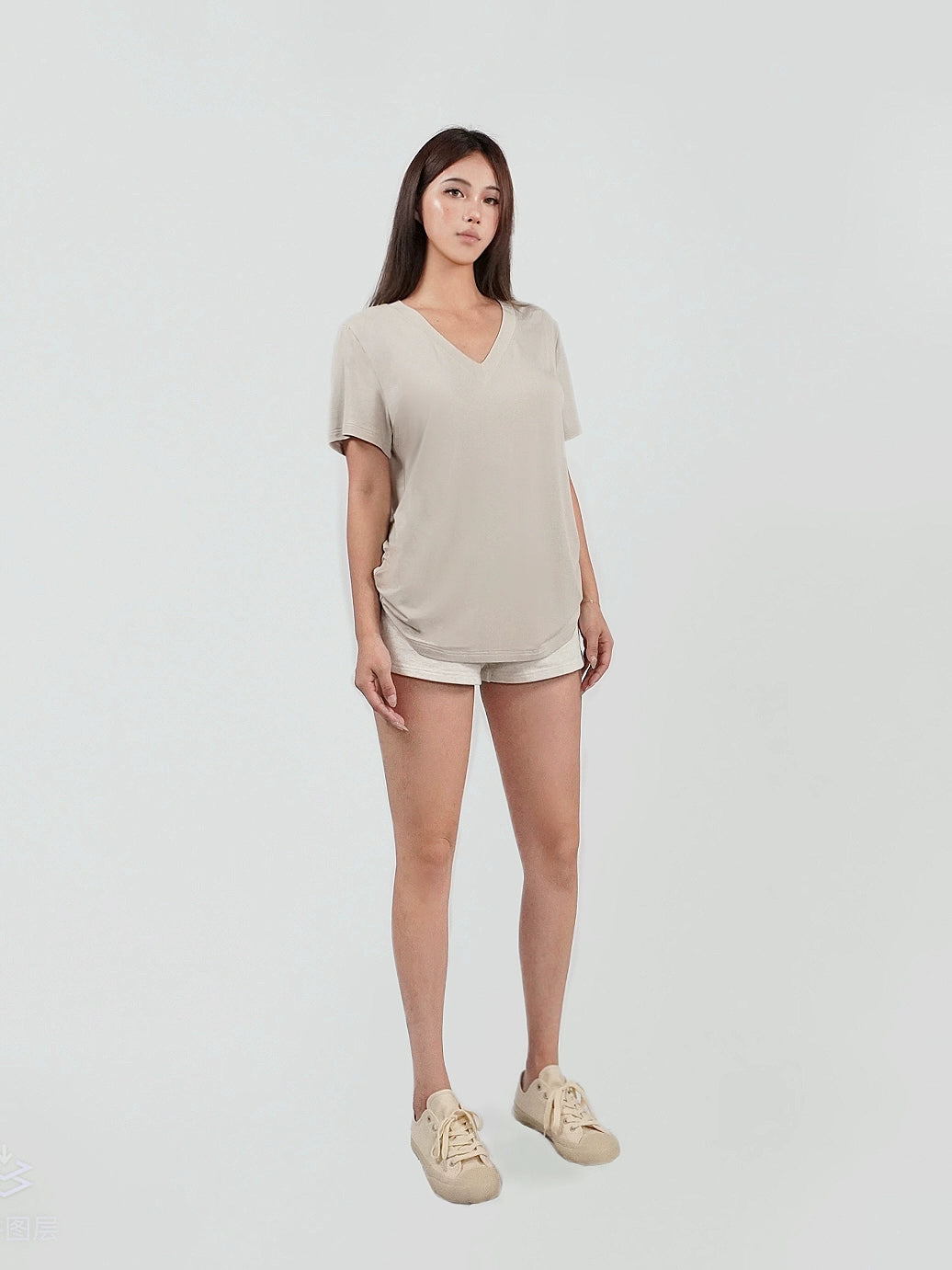 Low-waist Athletic Bermuda Shorts