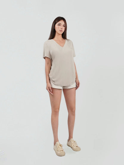Low-waist Athletic Bermuda Shorts