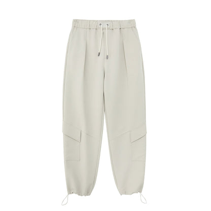 Draping Drawstring Cargo Pants