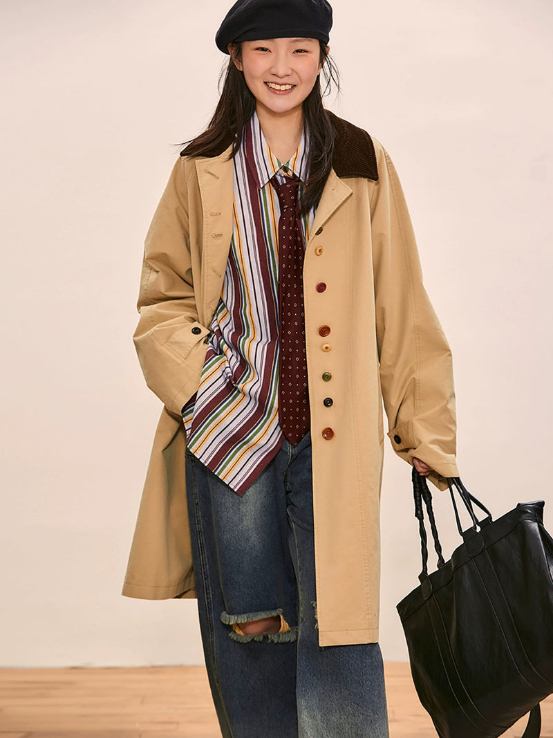 Octopusme -inspired Oversized Coat - Multi-color