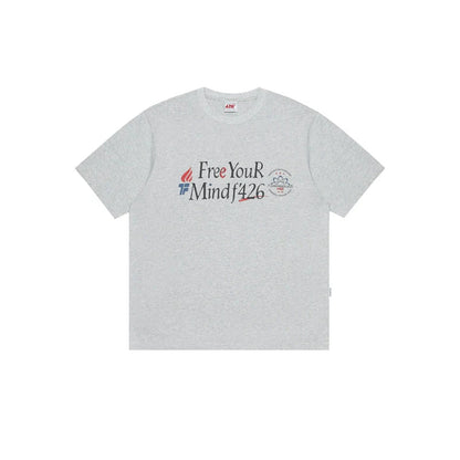 Slogan Print T-shirt in Relaxed Fit