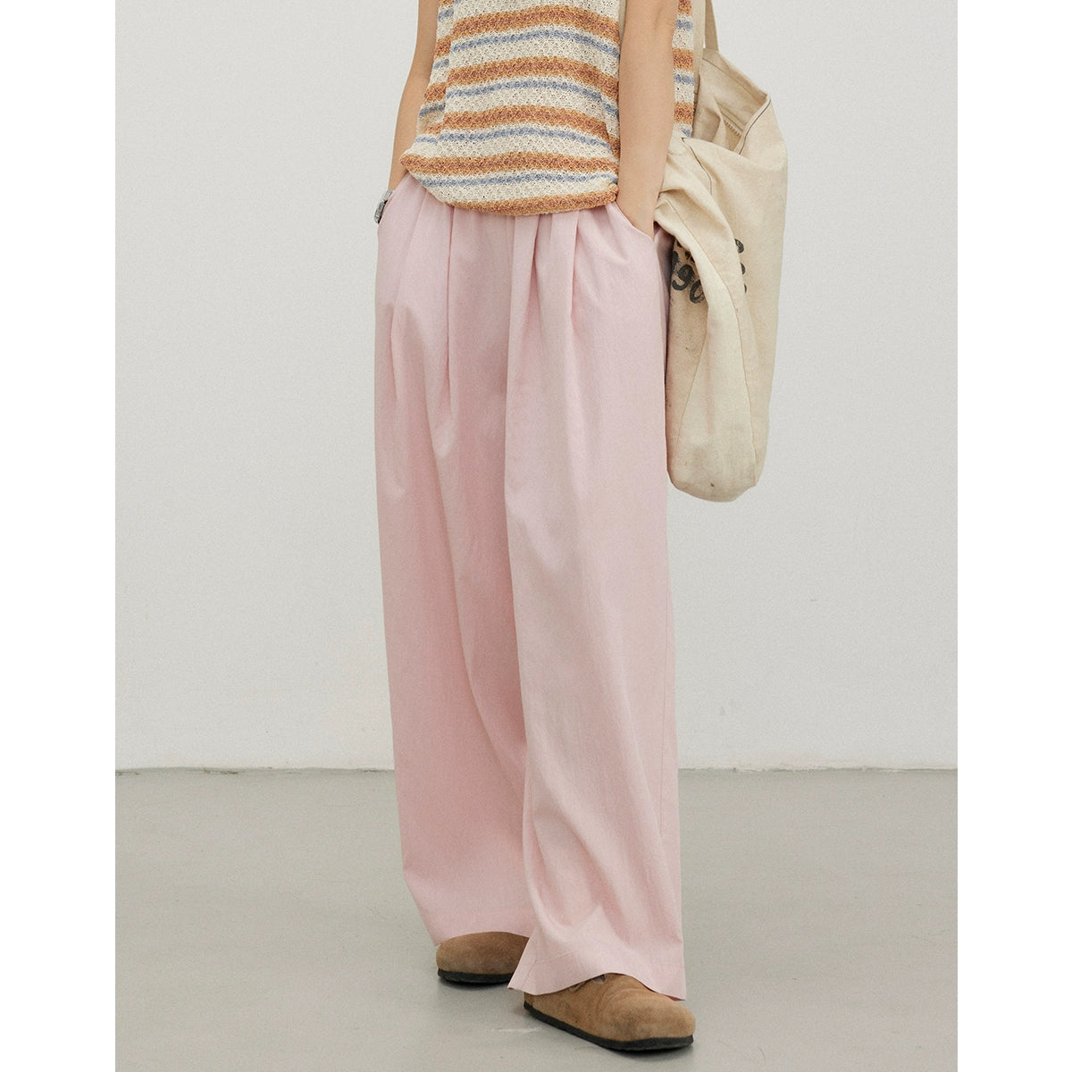 Octopusme Relaxed Fit Wide-leg Pants