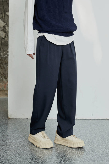 Classic Double-pleated Dress Pants