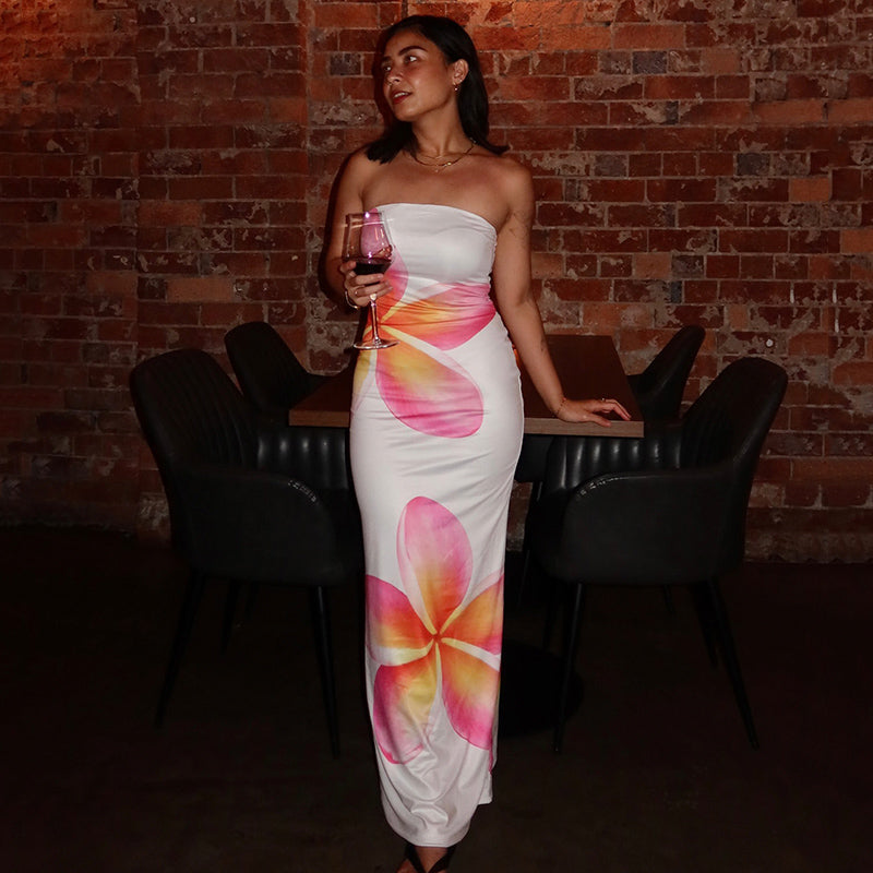 Lucia Strapless Maxi Dress