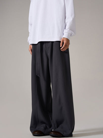 Brown Relaxed Wide Leg Pants