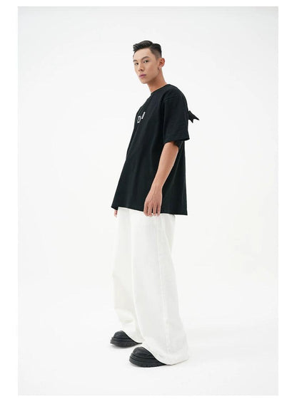 Devil Text Oversized T-shirt
