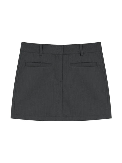 Fitted Chino Skirt