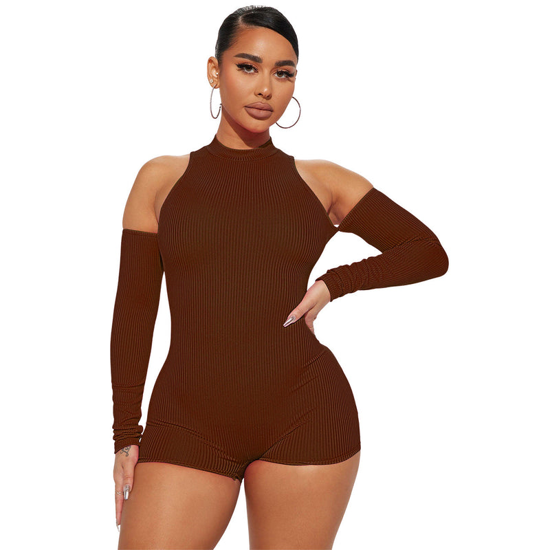 Clothing Spring Summer Thread Sleeve Strapless Romper