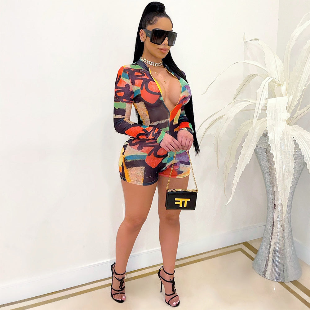 Clothing Digital Printing Jumpsuit