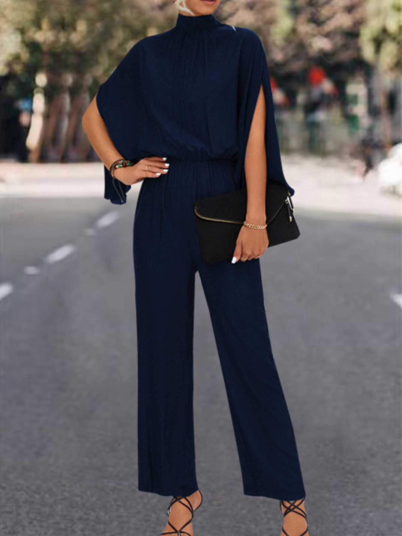 Clothing Popular Turtleneck Jumpsuit