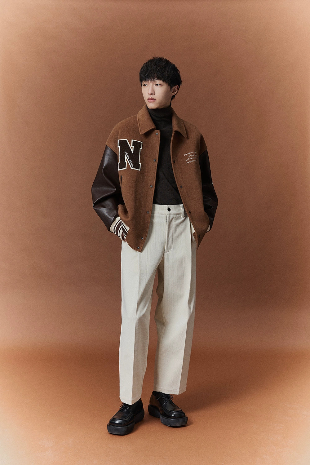 Relaxed Wide-leg Slightly Stretchy Cropped Pants