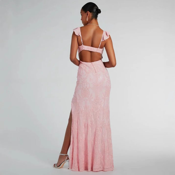 Clothing Sequined Dress All Matching Maxi Dress