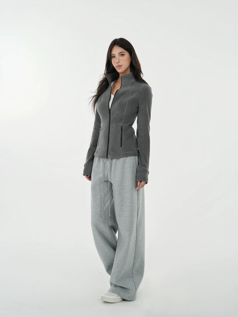 Low-waist Drawstring Straight-leg Sweatpants