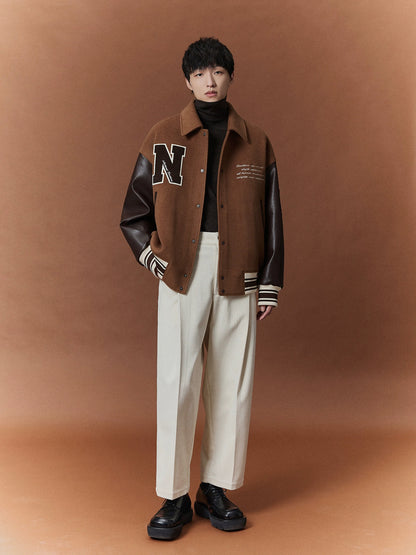 Relaxed Wide-leg Slightly Stretchy Cropped Pants