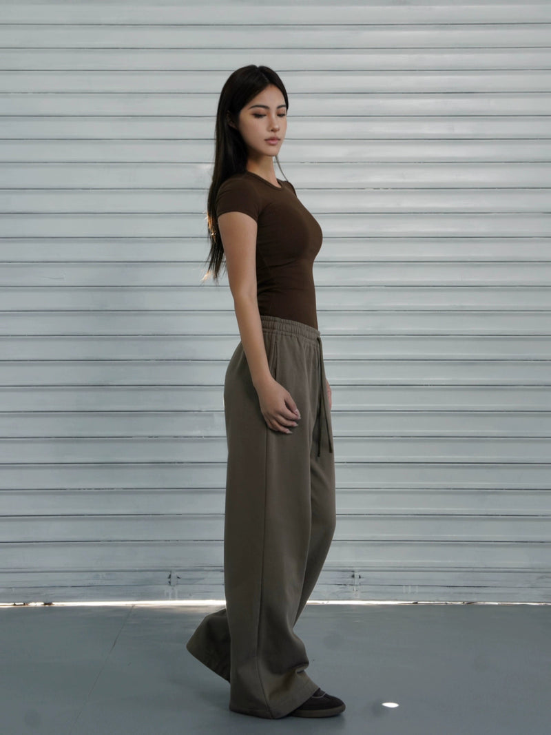 Loose-fit Drawstring Straight-leg Athletic Pants