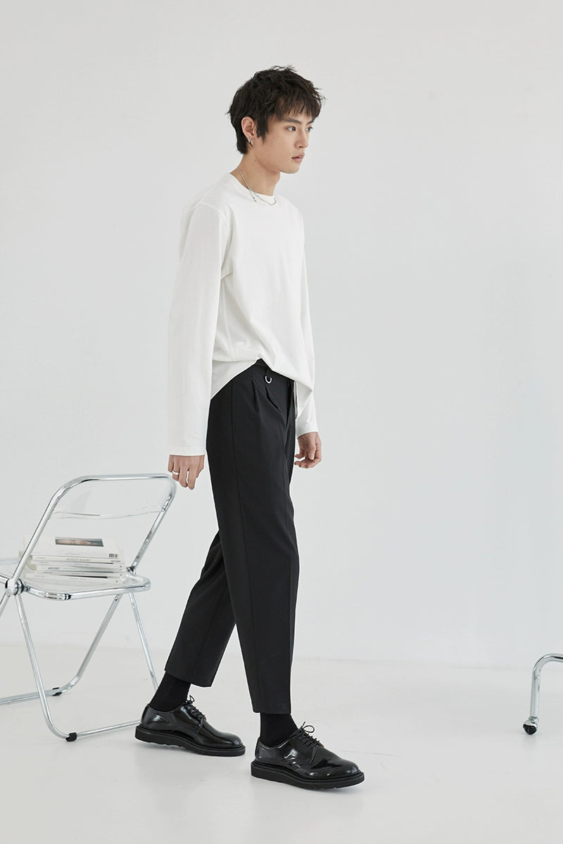 Double-pleated Comfort Dress Pants