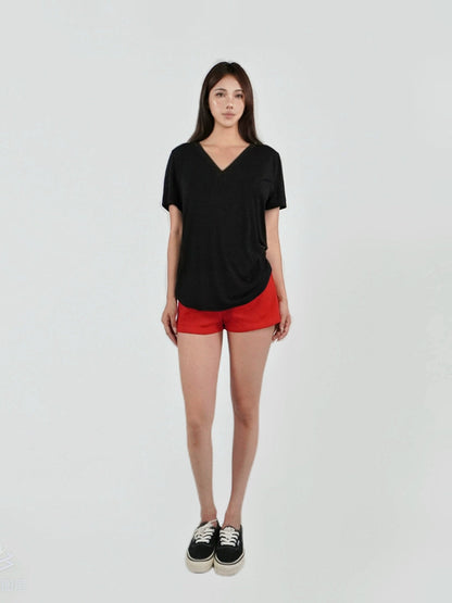 Low-waist Athletic Bermuda Shorts