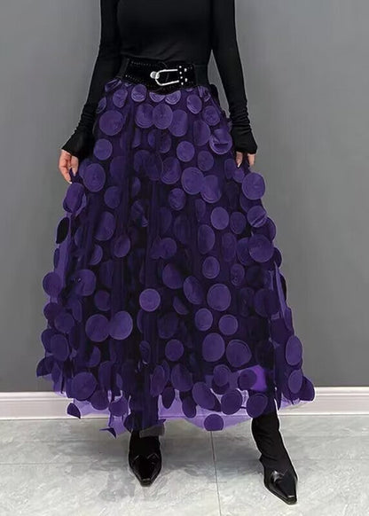 Retro A-line Large Swing Skirt