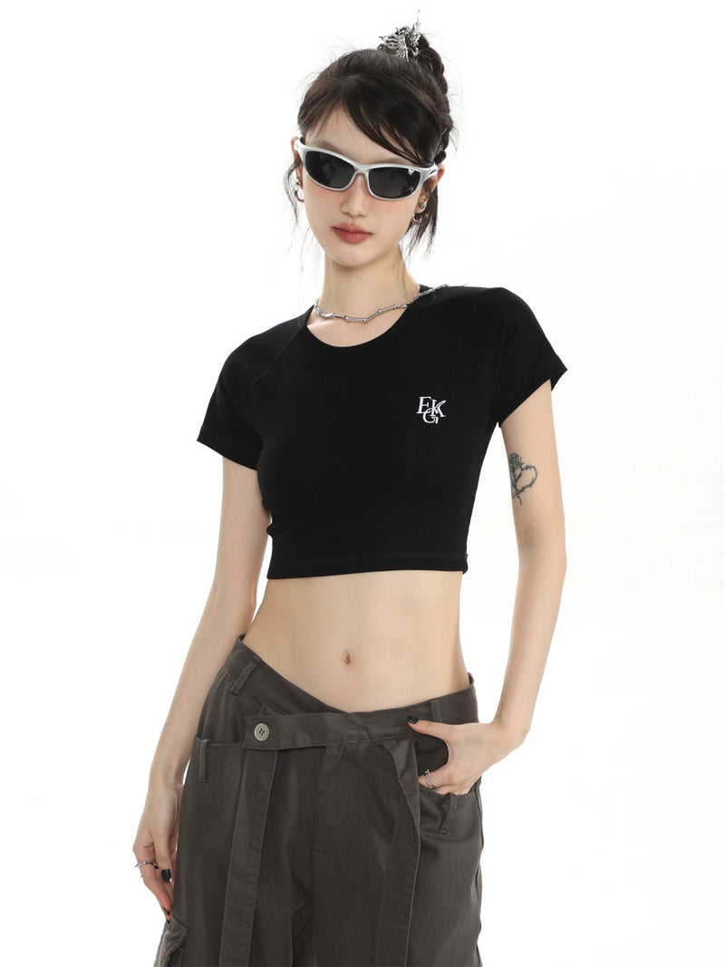 Embroidered Short Sleeve T-shirt
