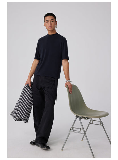 Wool Slim-fit Turtleneck T-shirt