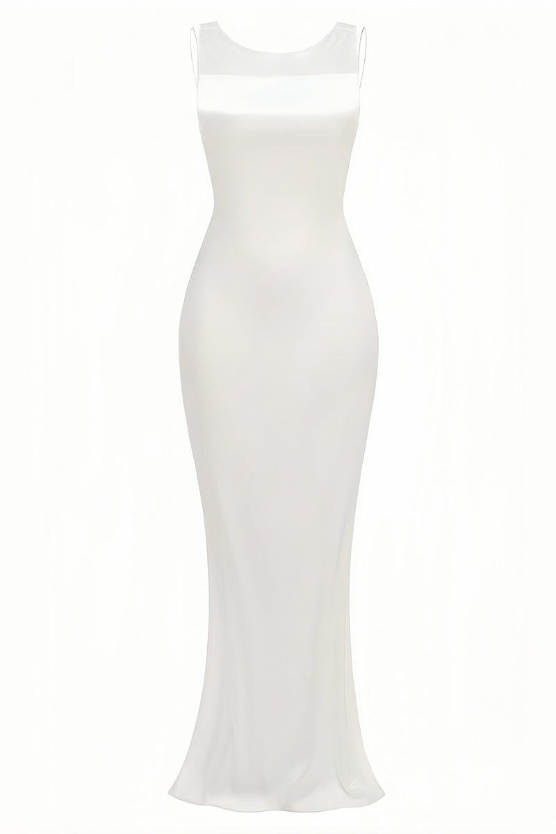 Jabez Fishbone Backless Maxi Dress