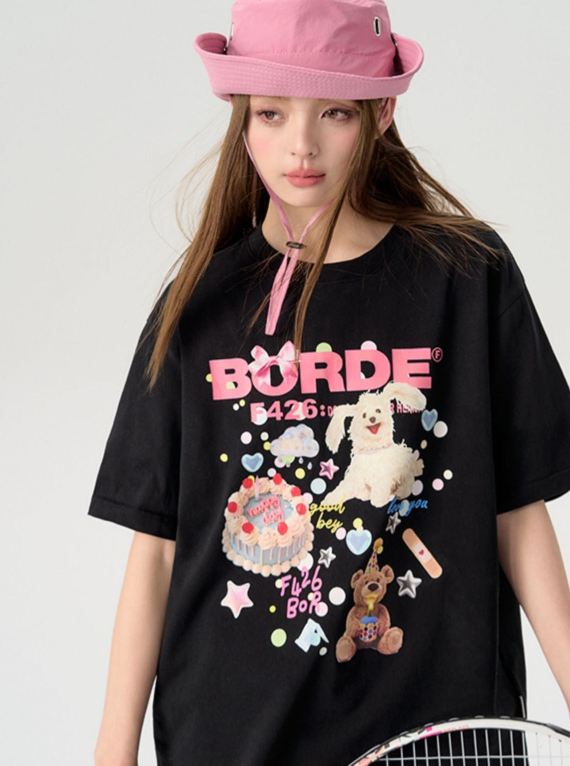 Assorted Cake Pattern T-shirt