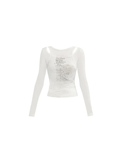 Sweet Poetry Long Sleeve Top Set-up