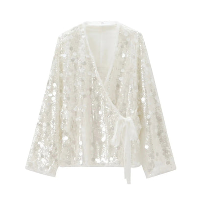 Rhea | Glamorous Sparkling Blouse