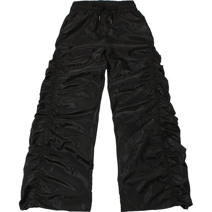 High-waist Pleated Wide-leg Pants