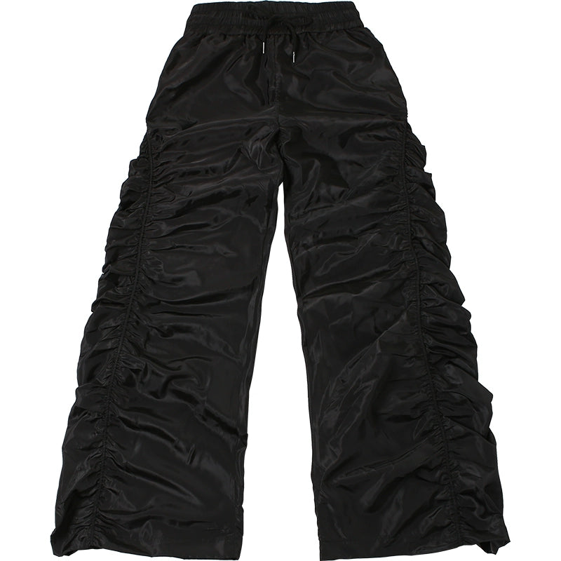 High-waist Pleated Wide-leg Pants