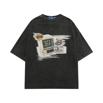Retro Game Oversized T-shirt
