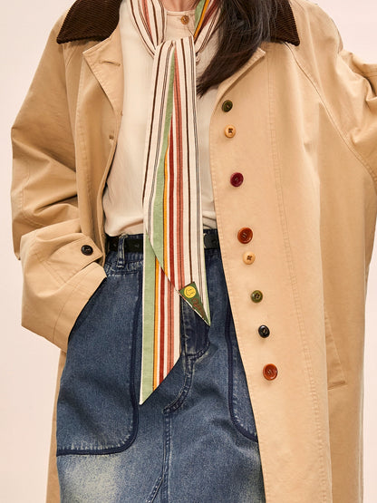 Octopusme -inspired Oversized Coat - Multi-color