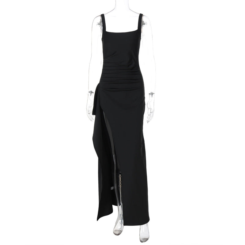 Evening Dress Maxi Dress Summer Strap Backless High Slit Dress
