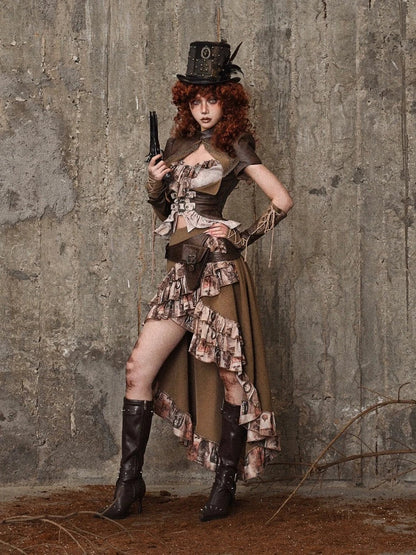 Ruffle Bustle Skirt