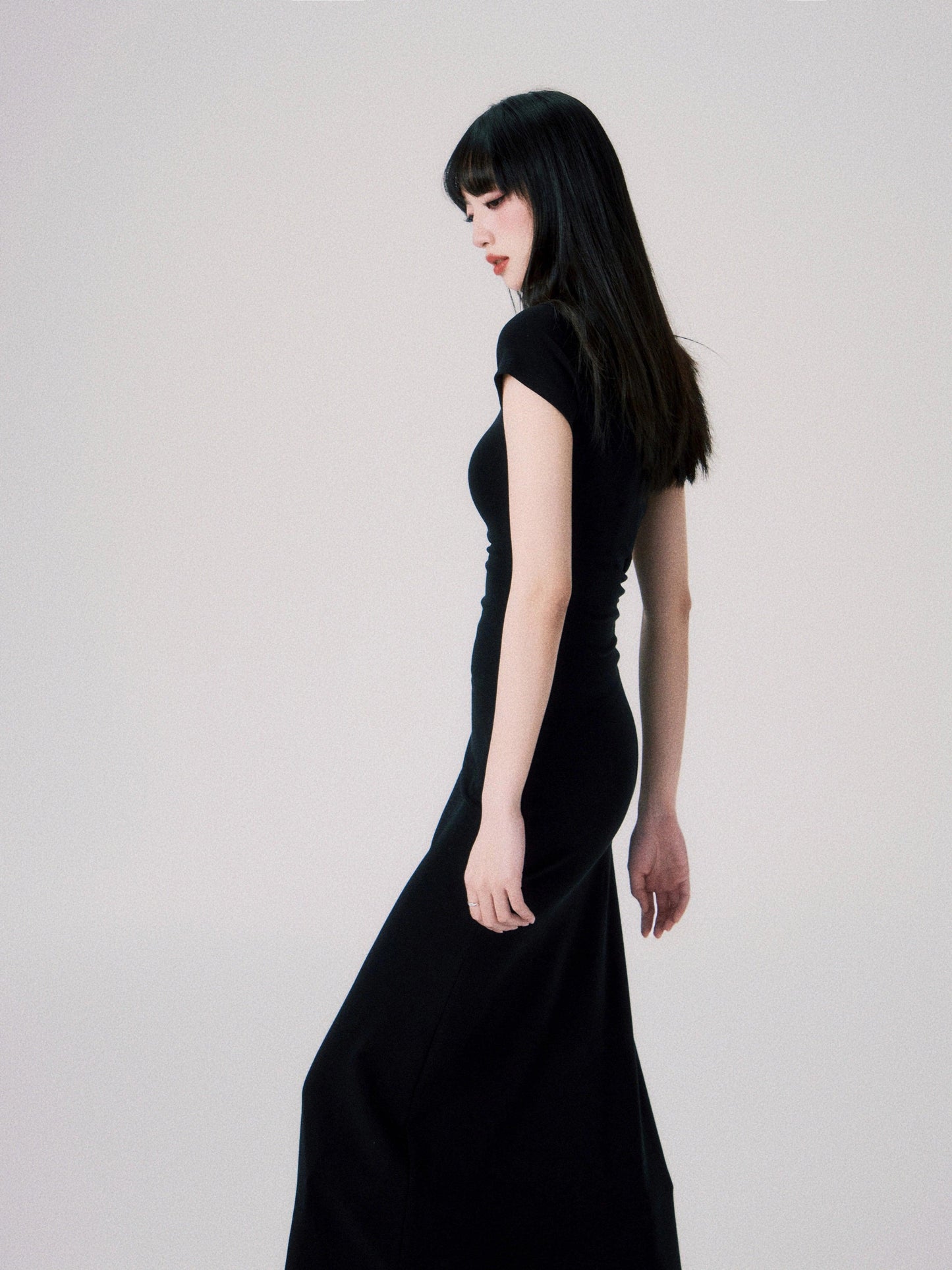 Luluswings Butterfly Emblem Fitted Maxi Dress - Evening Gown