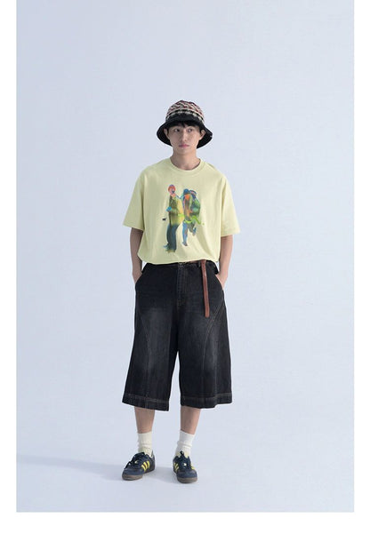 T-shirt With Thermal Effect Graphic