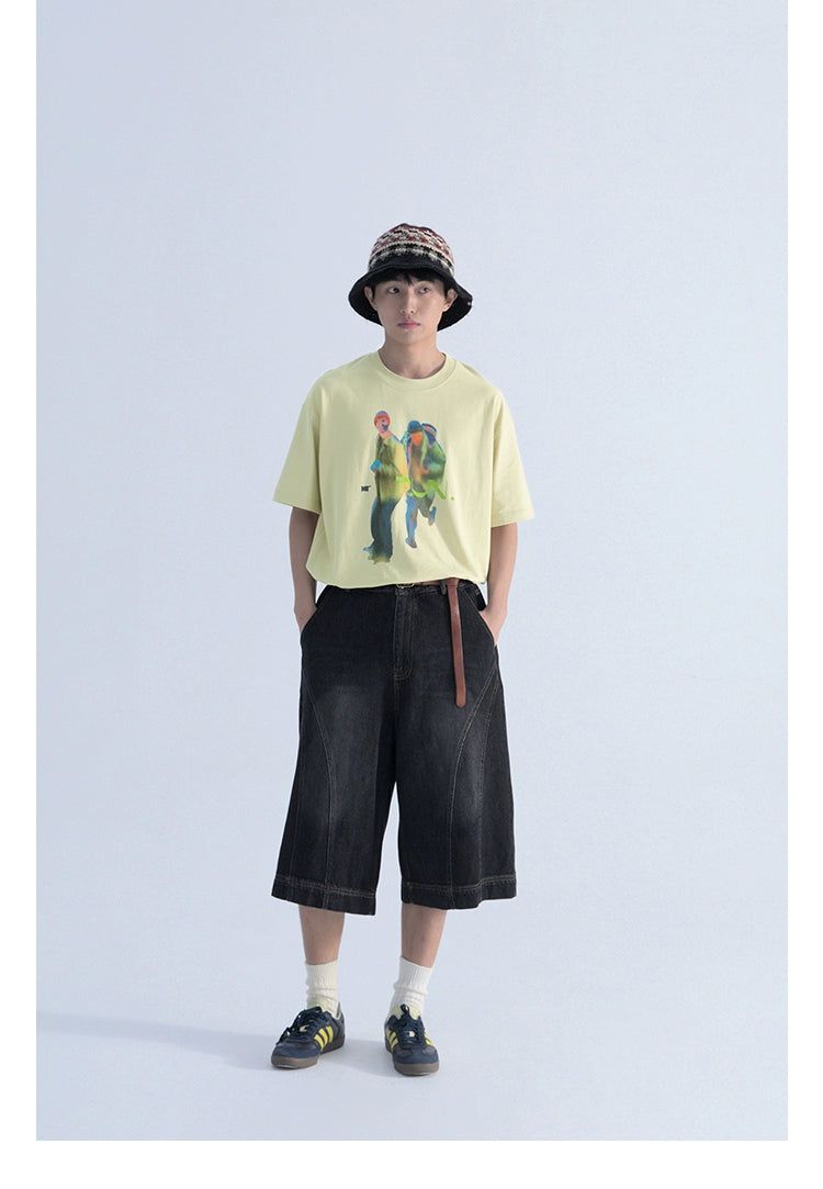 T-shirt With Thermal Effect Graphic